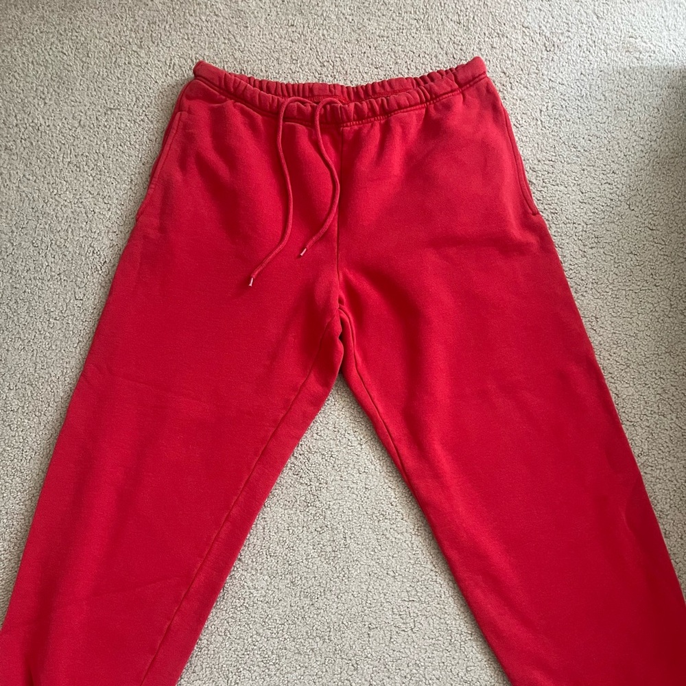 Aritzia Red Track Joggers Women’s Size L